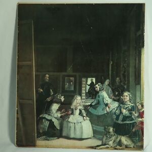 Las Meninas Canvas Vintage Print art picture 14.5"x16.5" unframed